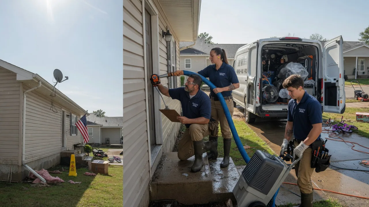 Ceiling Water Damage Restoration in Hollansburg, OH near me